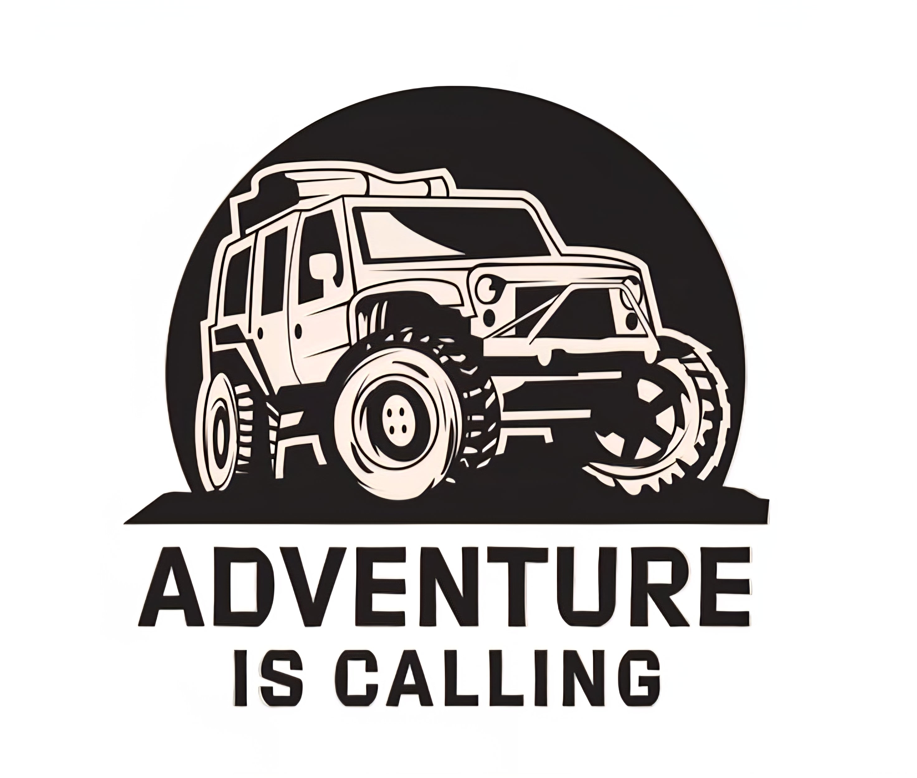 4x4 Off-Road Vinyl Decal – Rugged Sticker for Adventure Lovers