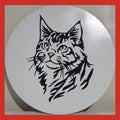 Cat car decal