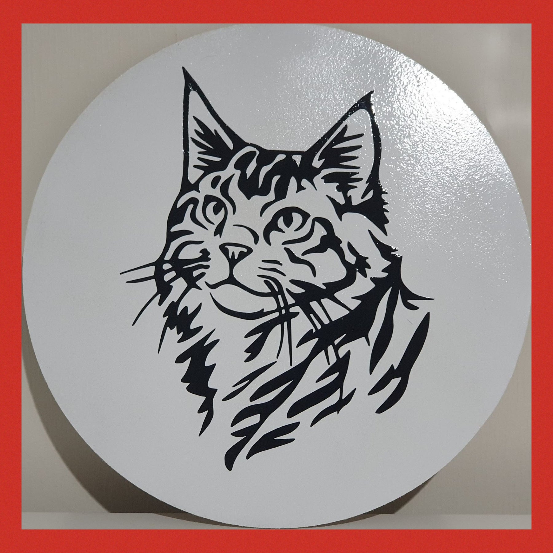 Cat car decal